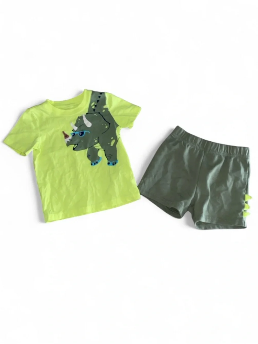 Carters 2 Pc Dino Set